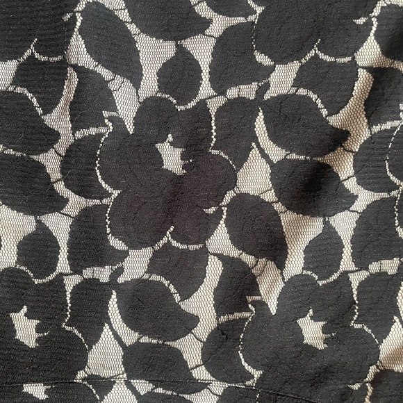 Ann Taylor Petite Black & Tan Dress size 6 - Picture 4 of 5